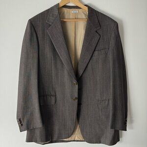 Brioni Men’s Silver/Grey Suit Jacket Sport Coat (Size 42 US)